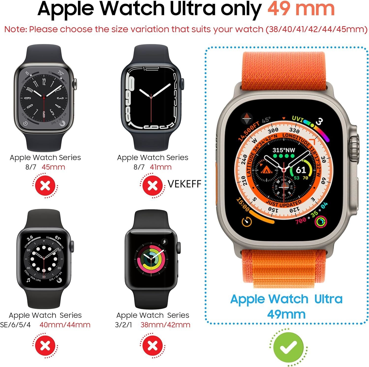3-Pack for Apple Watch Ultra 3 - Privacy Screen Protector review and price