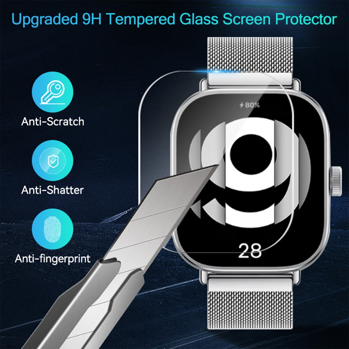 Tempered Glass for Xiaomi Redm - Smartwatch Screen Film review and price