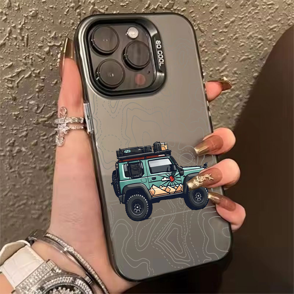 Simple Car Pattern Phone Case  - Apple Iphone 16 review and price