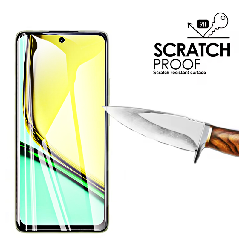 2/4PCS Front Tempered Glass fo - Realme C67 review and price