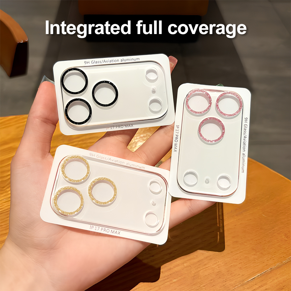 Glitter Camera Lens Protector  - Tempered Glass Screen 9H review and price